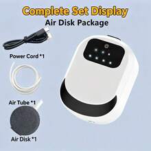 Ultrasquiet Aquarium Air Pump, Long-Lasting Battery, Adjustable Oxygen, USB Rechargeable Smart Aquarium Oxygen Pump With Battery Level Display, Adjustable Air Flow, Ultrasquiet Long-Lasting, USB Rechargeable Air Pump - Multicolor - View 12