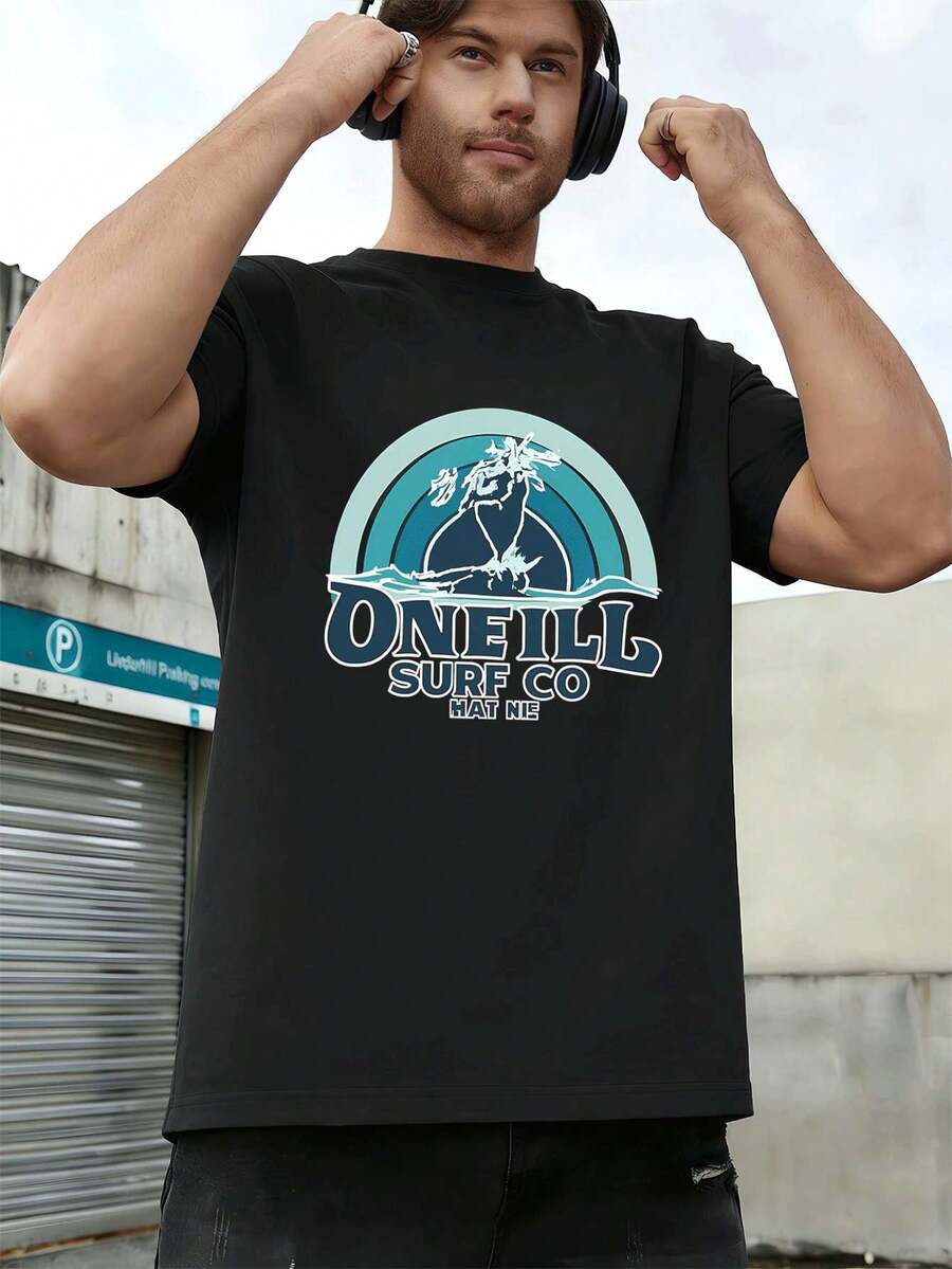 Men T-Shirts - Black - View 1