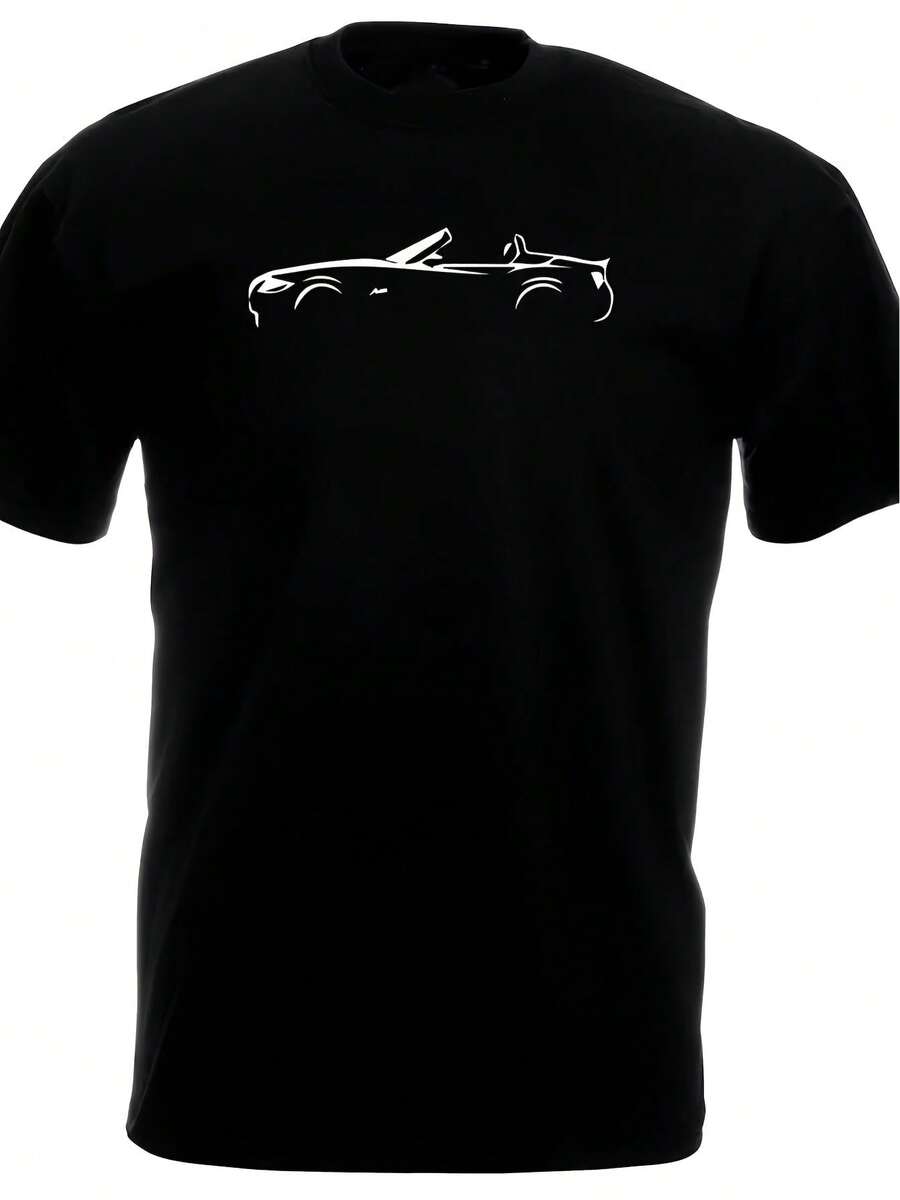 La mejor elección: Camiseta gráfica unisex para hombre con diseño del coche de carreras alemán Z4 Racing Car Drift Turbo.Cómodo, transpirable, de diseño casual, ideal para deportes y celebraciones, con cuello redondo y tela de elasticidad media. - Negro - Ver 1