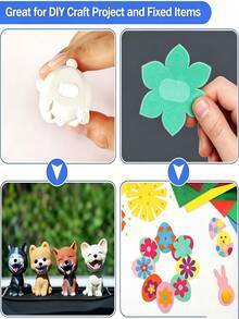 300pcs Transparent Double-Sided Adhesive Dots, Residue-Free Transparent Nano Glue Dots, Reusable Transparent Glue Dots, Waterproof, Removable, Suitable For Posters And Museum Exhibits, Easy To Tear And Stick, Suitable For School Use, Suitable For Handicrafts, Car Decoration, Home Office Organization, Parties And Daily Use - Transparent Double-sided Tape - View 6
