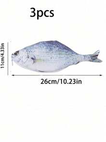 1/2/3/4/5件入返校季大容量魚形文具袋 鉛筆盒 禮物 辦公學校用品 便攜簡約學生文具袋 適用於鉛筆、原子筆、尺等 學生用品 - 彩色 - 查看 14