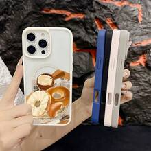 マグネット式黄ばみ防止 | 高級感あふれる2in1アクリルマグネット式スマホケース！スタイリッシュで手触りも良く、実用的な保護機能とマグネット式・耐衝撃設計を融合させた、高級感あふれるケースです。 ベーグルバターケース  11  17e 手机壳  17e 手机壳 家族、恋人、友人、そして子供たちへのプレゼントに最適です。  17 Pro/13 Pro Max/15/14 Plus/16e/11 Pro Max/17e/12/16/14 Pro Max/ 13 pro/15 Pro Max/12 Pro Max/14 Pro/16 Pro Max/14/Apple  Air/15 Pro/16 Plus/13/16 Pro/15 Plus/17 Pro Max/12 Pro/17/11 Pro - グレー - チェックする 4