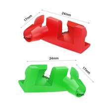 waywe GOOACC 1999-2007 Chevy 1500 2500 Series Truck GMC Sierra Tailgate Handle Rod Clip Left & Right Rod Retainer Clips, OEM Handle Replacement 5 Pairs 88981030, 88981031 - A - View 2