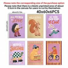 1/3件帆布牆面藝術海報,可選相框,房間居家裝飾,臥室裝飾,嬰兒房裝飾,節奏音樂印花 - 彩色 - 查看 36