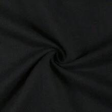 Camiseta Casual de Algodón para Mujer con Estampado de la Bandera de Canadá y Corazón, Manga Corta, Cuello Redondo, Hombros Caídos, Bonita Prenda de Verano con Tela Ligeramente Elástica - Negro - Ver 6