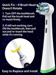 4 8 12 入裝適用於 OralB IO 電動牙刷替換刷頭，專業多角度刷毛牙刷頭替換裝，適用於 OralB IO (2/3/4/5/6/7/7G/8/9/10) 電動牙刷 - 查看 4