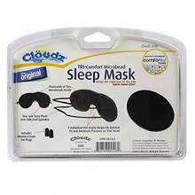 Clöudz Tri-Comfort Microbead Sleep Mask with Earplugs - negro - Ver 4