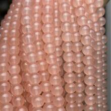 100 pièces de perles rondes en agate de jade en verre de 8 mm, perles en agate en verre, perles en cristal pour la fabrication de bijoux et l'artisanat DIY - Multicolore - Voir 29