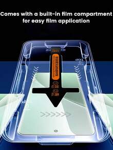 1pc 3D Curved Tempered Glass Screen Protector, 9H Hardness, For Redmi Note 14 Pro 13 Pro+, Honor Magic 7/6/5 Lite Pro, X9A X9B X9C/Note 15 Pro+/Magic7Pro, Anti-Scratch, Anti-Shock, Easy Installation - Clear - View 9