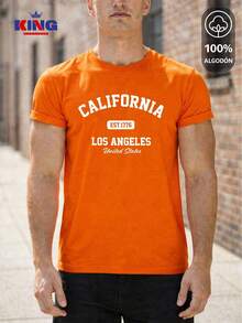 King T-shirt Men T-Shirts - Orange - View 1