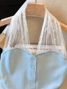 Women Tops - Baby Blue - View 8