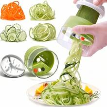 Grattugia manuale per verdure da 1 pezzo, utensile da cucina, grattugia regolabile, utilizzabile per tagliare, affettare e grattugiare diverse verdure come pasta, zucchine, cetrioli, ecc. - 1 - Visualizzare 1