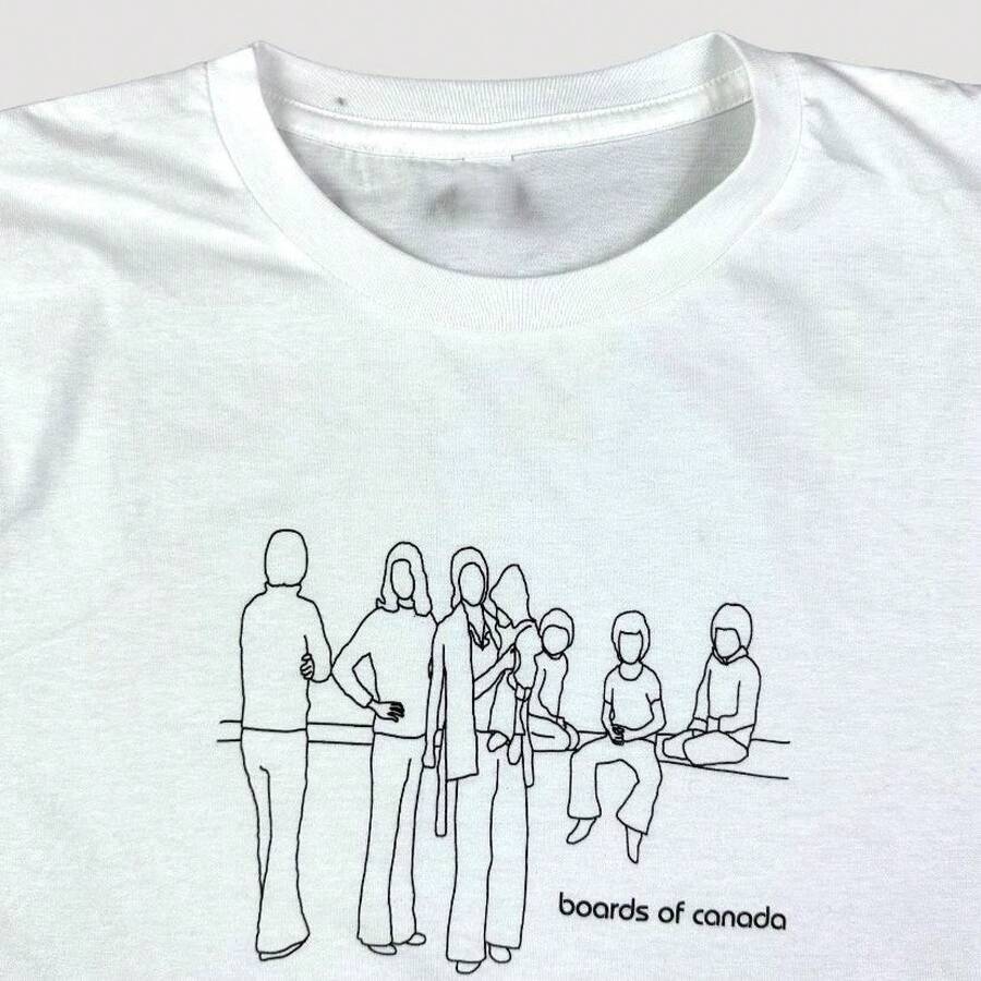 ¡Raro! Camiseta de concierto de Boards of Canada, manga corta, tallas S-5XL, IM0703, unisex. - Blanco - Ver 1