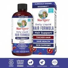 Mary Ruth's Morning + Hair Growth Bundle – 2-In-1 Morning Multivitamin & Hair Formula For Thinning Hair | Clinically Tested To Support Thicker Hair, Energy & Skin Health | Vegan, Non-GMO, Gluten-Free – 60-Day Supply - Formula Perawatan Rambut Cair Harian Mary Ruth - View 5