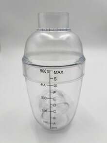 1pc 1000ml Manual Shake Cup With Scale, Handheld Drink Blender, Iced Tea Shaker, Cocktail Shaker, Marked Sports Water Bottle, Outdoor Water Cup, Handmade Thick Milk Tea Shaker Set, Milk Tea Shop Exclusive Blender, Protein Powder Blender Cup, Homemade Lemon Tea Set, Water Cup, Bartender Mixing Tool, 500ml/700ml/1000ml, 3 Sizes Available, Home Decor, Kitchen Supplies, Kitchen Accessories, Household Essential, Gift For Her, Gift For Him, Mother's Day Gift - View 13