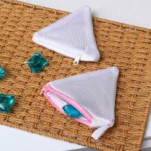 2pcs Reusable Mesh Laundry Detergent Storage Bags With Zipper, Suitable For Storing Fragrance Beads And Delicate Items For Machine Washing - Multicolor - View 14