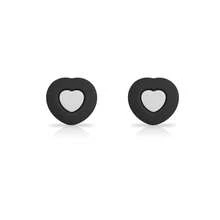 Tapas de silicona para joystick de controlador, diseño de corazón morado y negro, tapas con forma de seta para controlador One - Ver 9