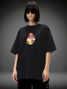 ¡La camiseta de mujer más popular de 2026! Camiseta de manga corta para mujer, moderna, juvenil, ligera y casual con ajuste ajustable. ¡El material es  y confiable! - N.º 6 Matszka - Ver 2