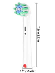 4/12/20 Pcs Compatible With OralB Electric Toothbrush Replacement Cross Clean Brush Heads, Toothbrush Head Refills Compatible With Oralb Pro Series Electric Toothbrushes - View 12