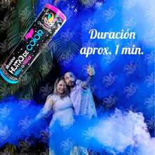 Blue Smoke Bomb Gender Reveal Powder Baby Shower 2pcs - View 5