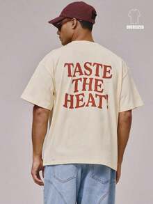 Women's Casual Printed T-Shirt, Short Sleeve And Round Neck, Local Urban Fashion Spring/Summer. Women's Blouses, Women's T-Shirts. 180g (S-XXXL) - 杏子 2 - 查看 2