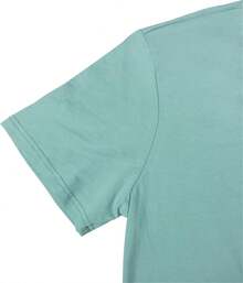 Camiseta de Verano para Mujer YITAN con Diseño Divertido y Bonito, de Algodón, Manga Corta y Cuello Redondo - Verde claro - Ver 2