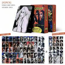 AESPA<LEMONADE>Latest Album Photo Cards. 92pcs/Box (60 LOMO Cards + 32 Stickers). High-Definition Waterproof Sticker Collection (80pcs/Pack). Karina, Winter, Ningning, Giselle. K-Pop Fan Support Gift. Suitable For Collection Or As Concert Giveaways. For Photo Album And Room Decoration. Back To School, Birthday, Holiday Gift - Multicolor - View 10
