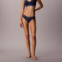 Calvin Klein Calvinklein Icon Cotton Modal Lift Bralette QF8500 - 深色牛仔褲 - 查看 2