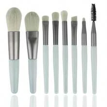 8pcs Makeup Brush Set, Soft Synthetic Bristles Foundation, Eyeshadow, Blush Brushes, Professional Beauty Tools With Storage Bag - 8pcs - View 11