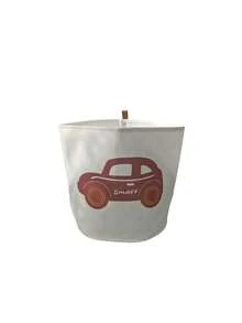 1pc Cartoon Car Shaped Storage Basket, Suitable For Baby Room Decor, Baby Shower, Laundry Basket, Baby Essentials, Baby Girl Products, Newborn Supplies - Multicolor - View 8