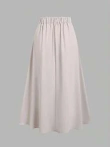 Women Midi Dresses - Apricot - View 2