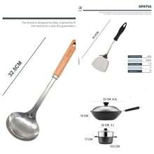 Conjunto de Wok e Panela de Sopa Antiaderente Preta com Tampas de Vidro, Panela de Dupla Camada com Cesto de Vapor, Construída com Material Robusto e Grosso, Superfície Fácil de Limpar, Ideal para Cozinhar, Preparação de Refeições e Uso Diário na Cozinha. - Ver 12