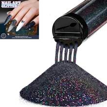 Bột kim tuyến siêu mịn hologram 120ml/2.85oz, kích thước 1/128", thích hợp cho thủ công mỹ nghệ, slime, nghệ thuật làm móng, vẽ tranh, trang trí ngày lễ, cốc, trang sức, album, tranh vẽ, thiệp cưới. Có các tùy chọn: 1 chai, 2 chai, 4 chai, 120ml/80g mỗi chai. - màu đen - Xem 9