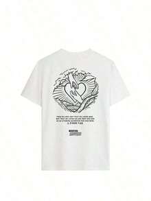 Women's Black Short Sleeve T-Shirt 2026 - Hands In Prayer And "Prayer Works" Print - Vintage Style Faith Streetwear - Summer Casual T-Shirt. - 白色的 - 查看 3