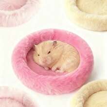 Hamster Nest - Warm And Soft Hamster Hideaway Suitable For All Seasons, Comfortable Small Pet Shelter For Year-Round Use, Cute Decorative Hamster House, Warm Suitable For Household Small Pet Resting Nest. - View 2