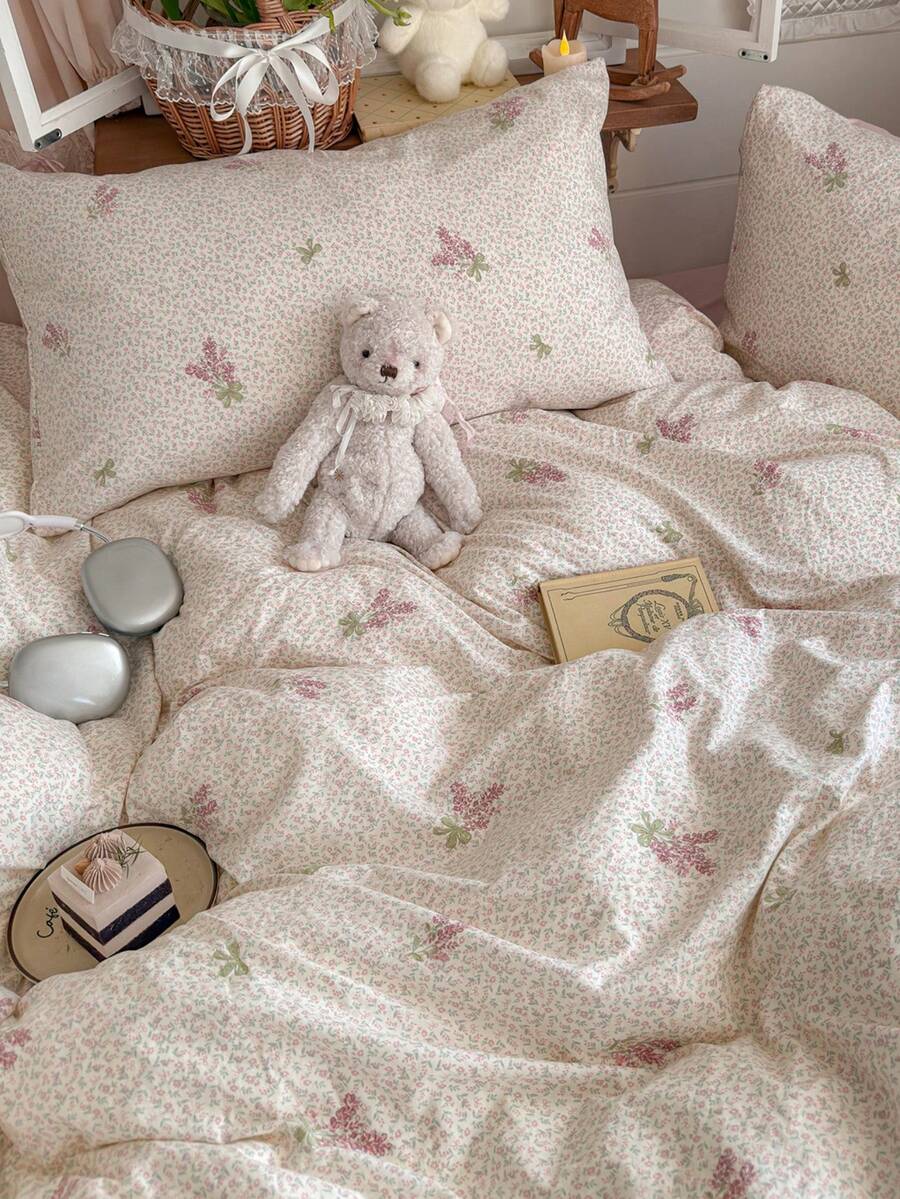 Juego de 2 fundas de almohada de poliéster estampadas, ropa de cama para dormitorio, decoración de dormitorio, dormitorio del hogar, adecuado para todas las estaciones, ropa de cama suave y transpirable (núcleo interno no incluido) - Multicolor - Ver 1