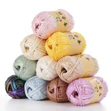 100g/Paquete Hilo metálico brillante, hilos de lentejuelas multicolor para manualidades DIY, bolsos, juguetes, zapatos, alfombras, cestas de almacenamiento - Naranja - Ver 3
