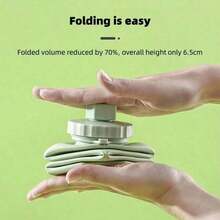 1pc 600ml Silicone Folding Bottle Adult Portable Reusable Plastic Cups Outdoor Travel Gym Water Bottle Motivational Drinking Bottle - Xám - Xem 9