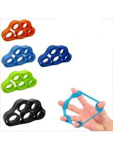 Finger Massage Roller And Silicone Finger Trainer Kit, Hand Resistance Bands Set To Relieve Finger Stiffness And Pain, Hand Strength Training For Office Workers And Gamers - Multiple Styles - View 6