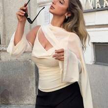 Women Blouses & Shirts - Beis - View 6
