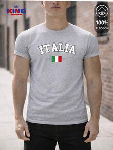 King T-shirt Men T-Shirts - Light Gray-east-white - View 1