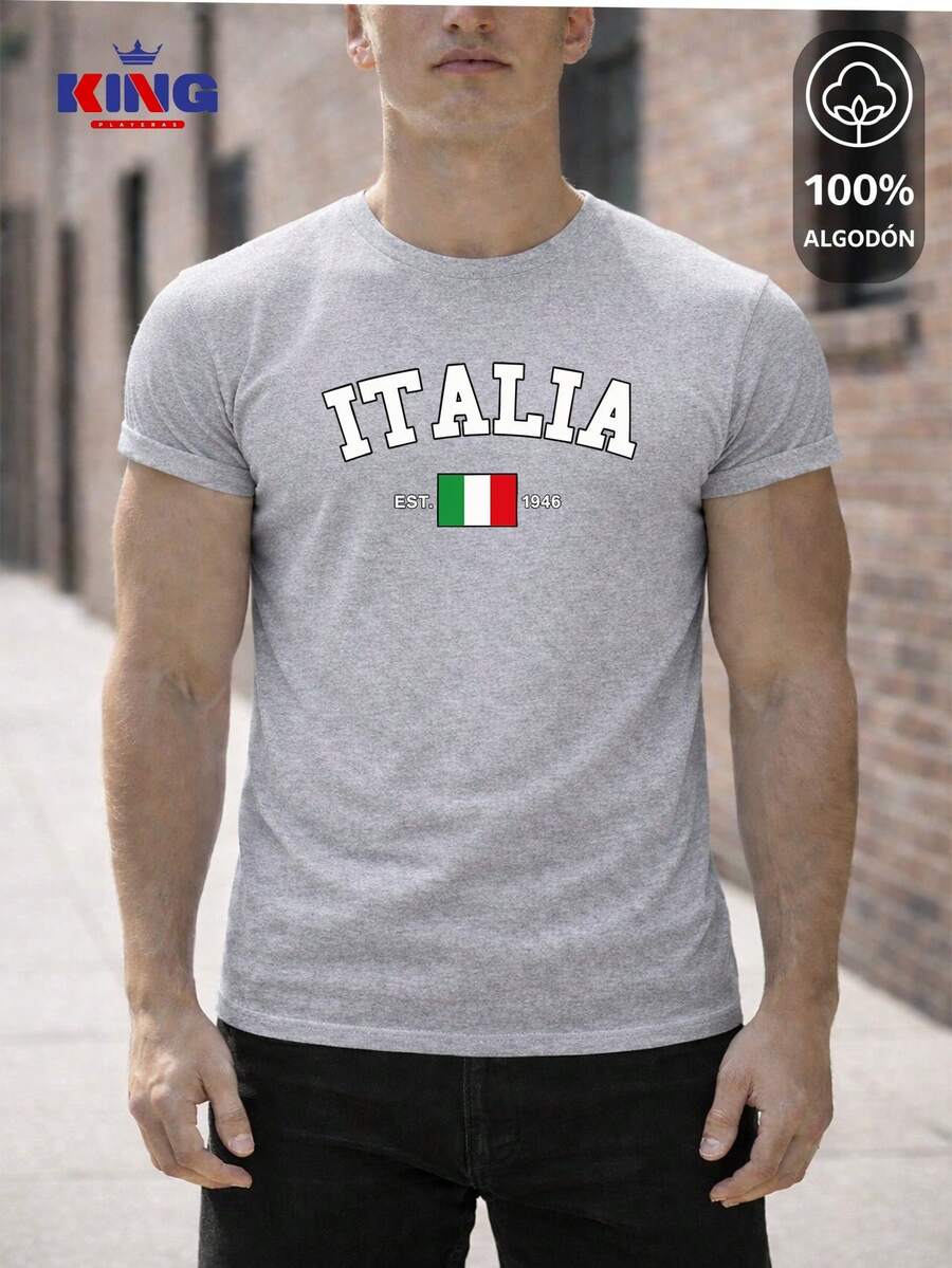 King T-shirt Men T-Shirts - Light Gray-east-white - View 1