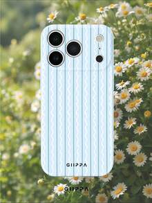 GIIPPA 1 Piece Light Blue Wavy Pattern Design Phone 17 Pro Max Case, Suitable For Phone 16 Pro Max, 15 Pro Max, 14 Pro Max, Korean Stylish And Interesting Phone Case, Compatible With 11/12/13/14/15/16 Pro Max Plus, Elegant Design Suitable For Both Men And Women, Ideal Gift For Girlfriend On Christmas, Valentine's Day, Easter, Wedding Season And Birthday - Multicolor - View 8