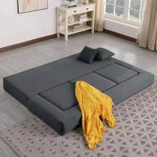 Modern Upholstered 4-Piece Modular Sofa Set For Living Room - Grey - View 4