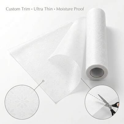 1 Roll Non-Slip Cabinet Liner, Washable & Oil-Resistant, Suitable For Cabinets, Refrigerators, Storage Cabinets, Desks, Non-Adhesive Drawer Liners, Kitchen Cabinet/Shelf Liners, EVA Material Non-Stick Drawer Liners, Home Furniture Accessories, Dehumidifier, Spring Summer Picks, Brides Maid Gifts, Room, Bedroom Decor, Beach, Travel, For Men, For Women, Vacation Cute Stuff, Mother's Day Gift,Bedroom Decor,Garden,Kitchen Decor,Summer,Beach,Travel Essentials,Room Decor,Squishy,Graduation
