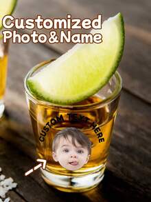 Customized Photo Glass Cup, Photo Wine Glass, Customized Wine Glass, Customized Birthday Wine Glass, Personalized Photo Wine Glass, Multi-Functional, Interesting Single Party Wine Glass, Party Favors, Bride & Groom, Sisters' Trip, Single Party Gift, Warm Atmosphere, Autumn Home Decor - Multicolor - View 8