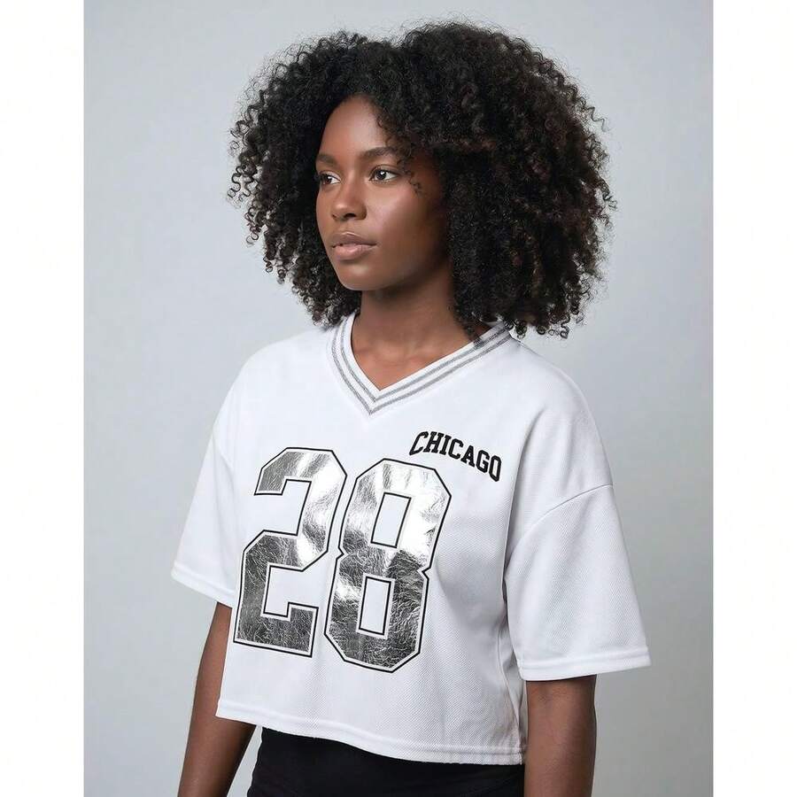 Playera Mujer Moda Camiseta Blanco Stfashion 59905804 - Blanco - Ver 1