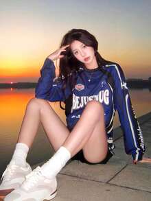 Women Tops - Blue - View 2