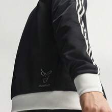 Adidas 阿迪达斯经典款修身全拉链立领长袖足球夹克 KB4452 男款 - 黑色 - 查看 3
