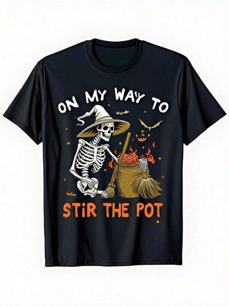 Camiseta unisex de manga corta, para hombreVintageHalloweenCamiseta-EspeluznanteEsqueletoChefEnBrujaSombrero&EnARemoverElOllaGráficoTee-SuaveSueltoAjusteConMurciélagos&Linterna de HalloweenDiseño-DuraderoCosturaCómodoInformal&DisfrazFiestaConjunto de ropaTamañosS-3XL-DivertidoTemática de CocinaHalloweenRegaloParaHombres,GráficoTeeMentopsdemujer, MichaelJacksonGráficoCamisetaDulceDiseño,VeranoInformalDesgaste, CalienteClimaWear,camisetasparamujer,camisetasparahombre,playerasdehombre,,y2k,spiderman,regalosparaEsonovio,RetroVintage,playerasdehombregimnasio, spiderman, FIFACampeonato Mundial2026Camiseta,,regalosparaEsonovio, - Negro - Ver 1